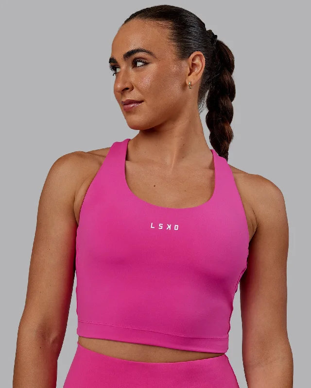 Eclectic Fashion Pulse Active Tank - Fuchsia Pink