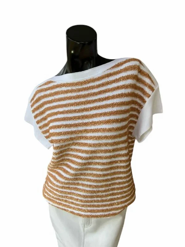 Trendy Threads Women's Pullover Sweater In Caramel