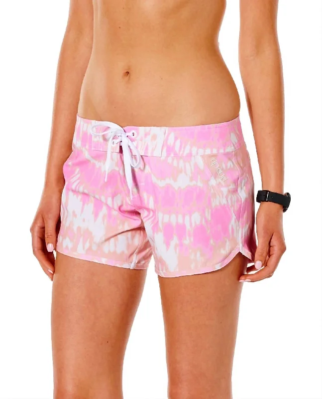 High End Fashion Classic Surf 5 Boardshorts In Pink