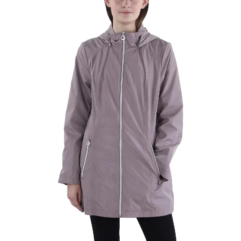 Limited Time Deal Womens Lightweight Hooded Raincoat