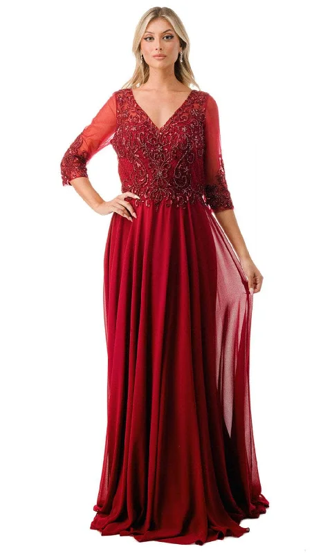 Fashion-Forward Aspeed Design M2722 - A-Line Evening Gown