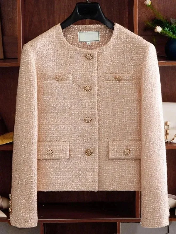 Wardrobe Update Luxury Women Tweed Jacket