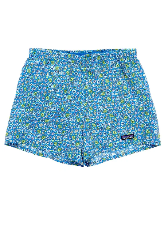 Step Ahead, Lead The Trend Patagonia Women's Baggies Shorts - 5 in. - Floral Fun: Vessel Blue