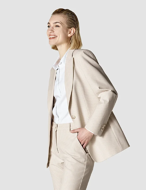 Mega Sale Essential Blazer Cream Latte