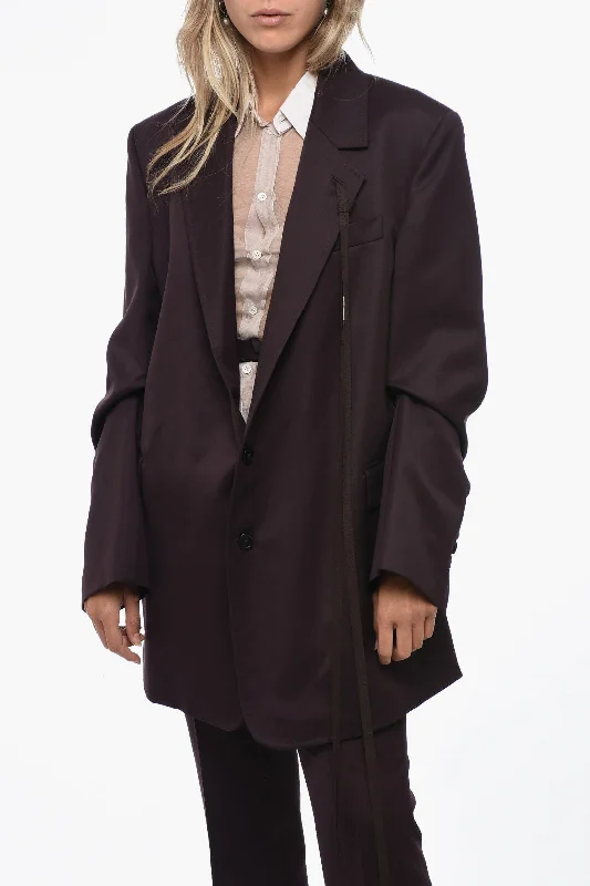 New Season Fashion Preview Ann Demeulemeester Belted JOSEFIN Coat With Flap Pockets