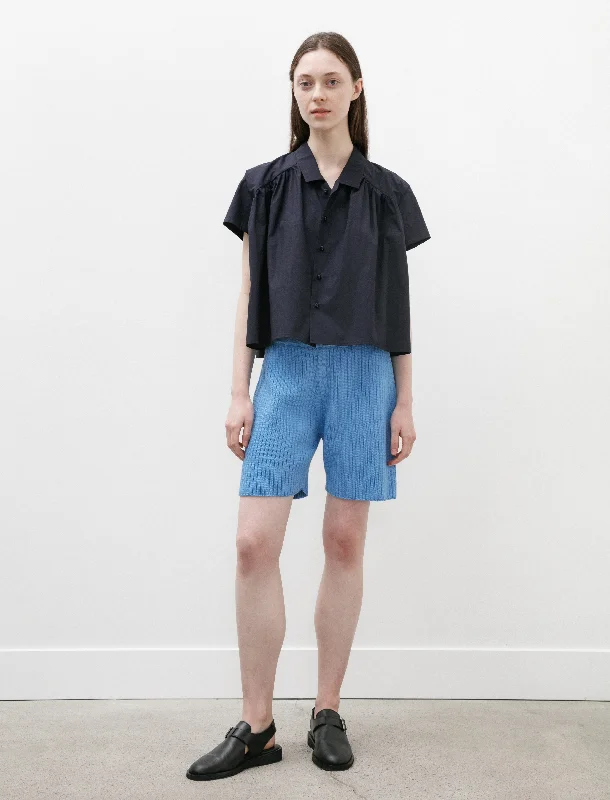 Trendsetting Threads Rib Shorts Blue