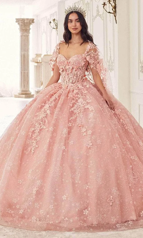 Summer Splash Sale Cinderella Divine 15719 - Elegant Ballgown with Appliqué Details