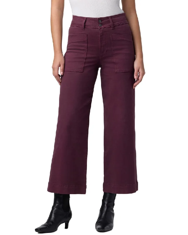 Lighten Up With Nordic Styles JOE'S Jeans Vineyard Wine Wide Leg Cargo Ankle Jean