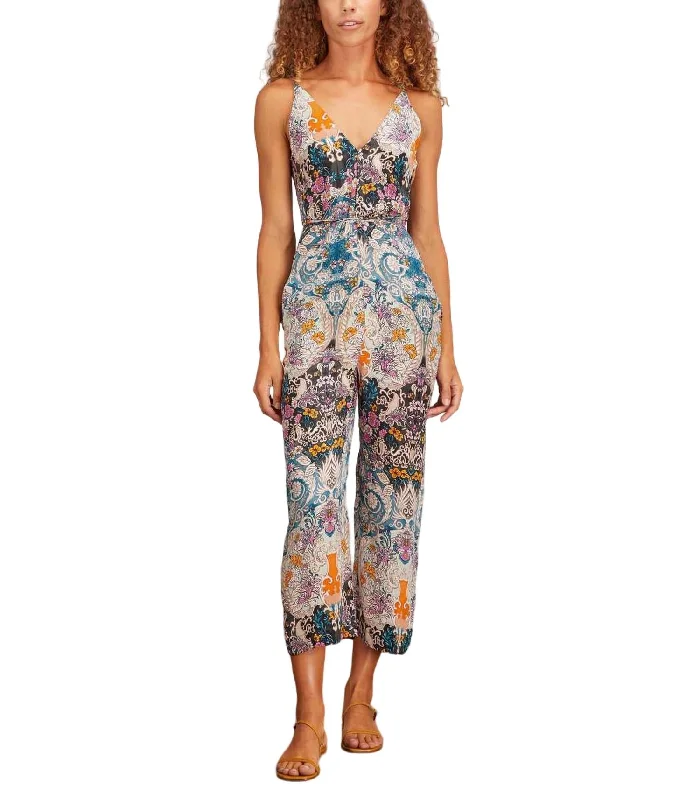 Style Revolution Besalu Agnes Jumpsuit In Mix 2 Multi