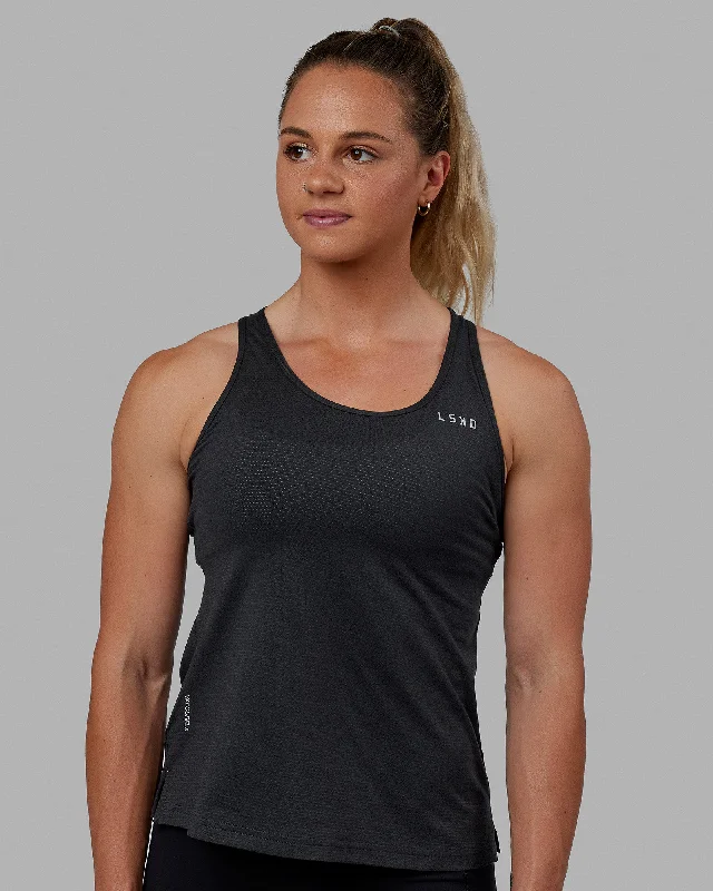 Fashion Forward Femininity Perform VapourFLX Tank - Black Marl