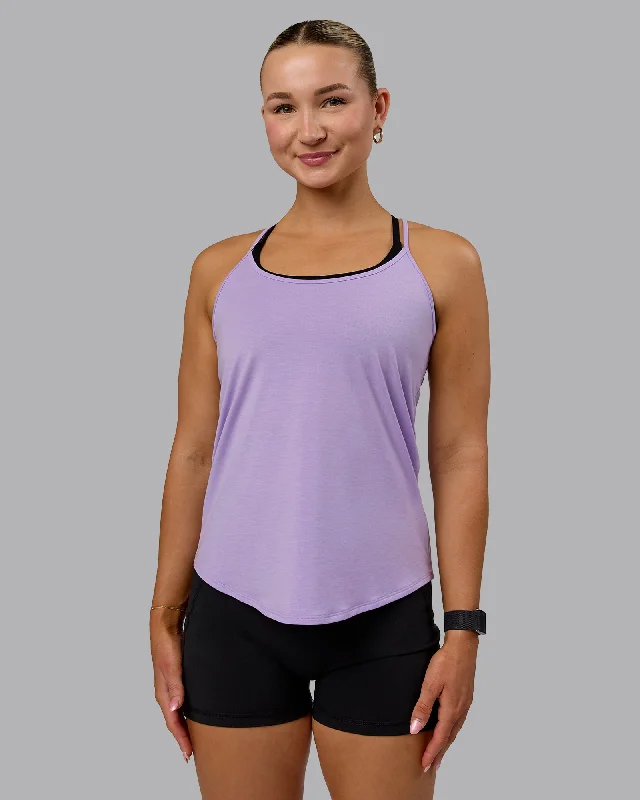 Vintage Retro Party Wear Swift Active Tank - Pale Lilac