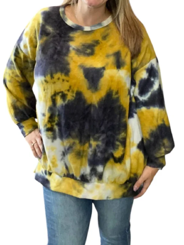 Trendy New Clothes Heaven Sweater In Mustard