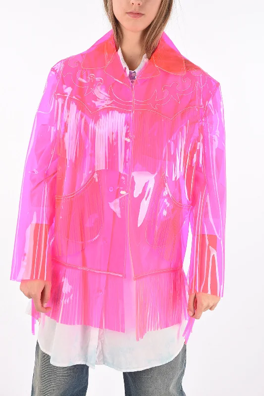 Step Ahead, Lead The Trend Maison Margiela fringed pvc western jacket