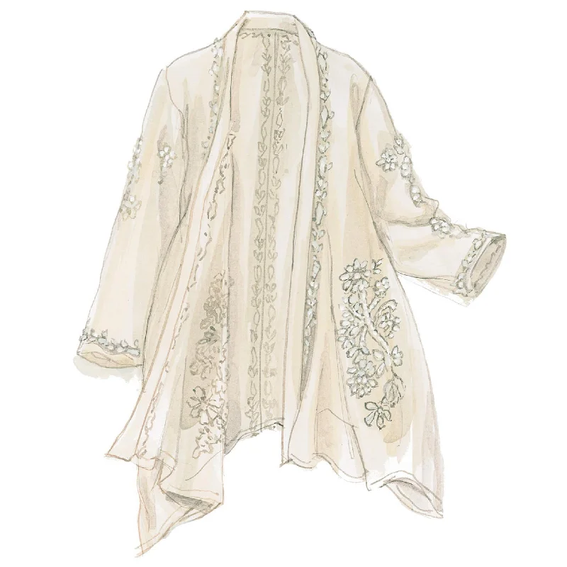 Seasonal Clearance Sheer Embroidered Jacket