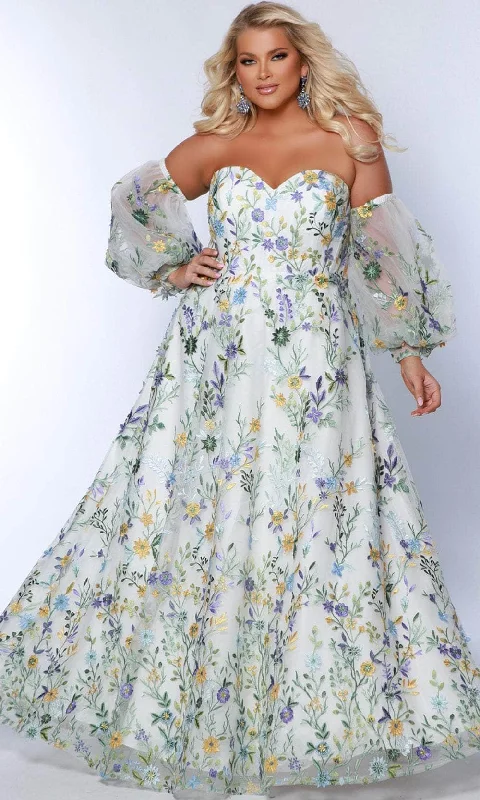 Limited Stock Sydney's Closet SC7381 - Sweetheart A-Line Prom Gown