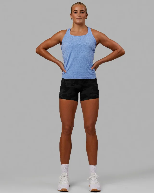 Free Spirited Fashion AeroFLX+ Seamless Tank - Cornflower Blue Marl