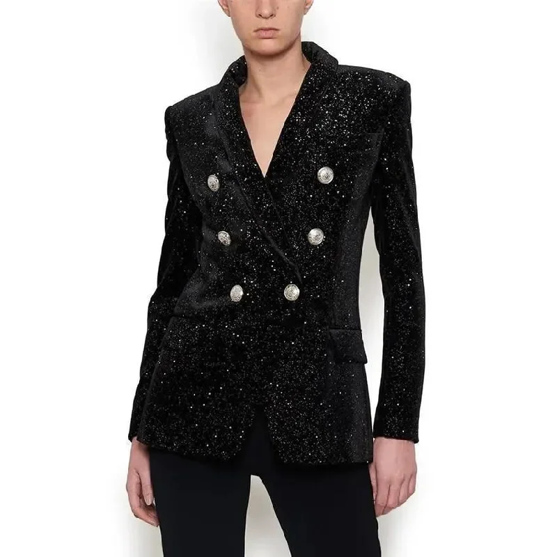 Latest Fashion The Baroque Blazer Women - Casual - Plain-Solid