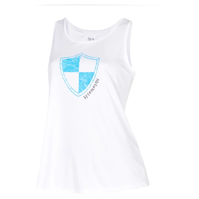 Huge Discounts This Week Tie Tank | White | Tidal Waves