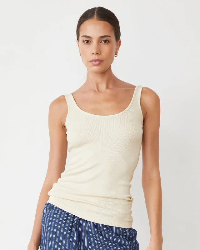 Huge Price Cut Supimaluxe Rib Scoop Neck Tank