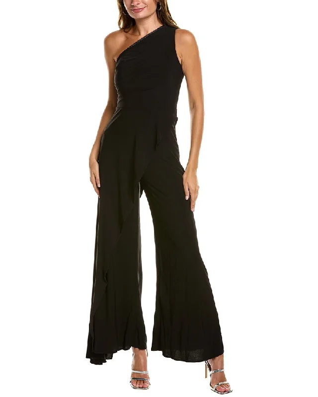 Evening Looks Rene Ruiz One-Shoulder Jumpsuit