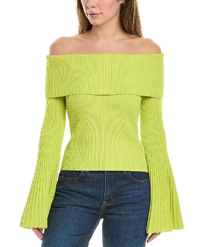 Special Occasion Wear BCBGMAXAZRIA Off Shoulder Sweater