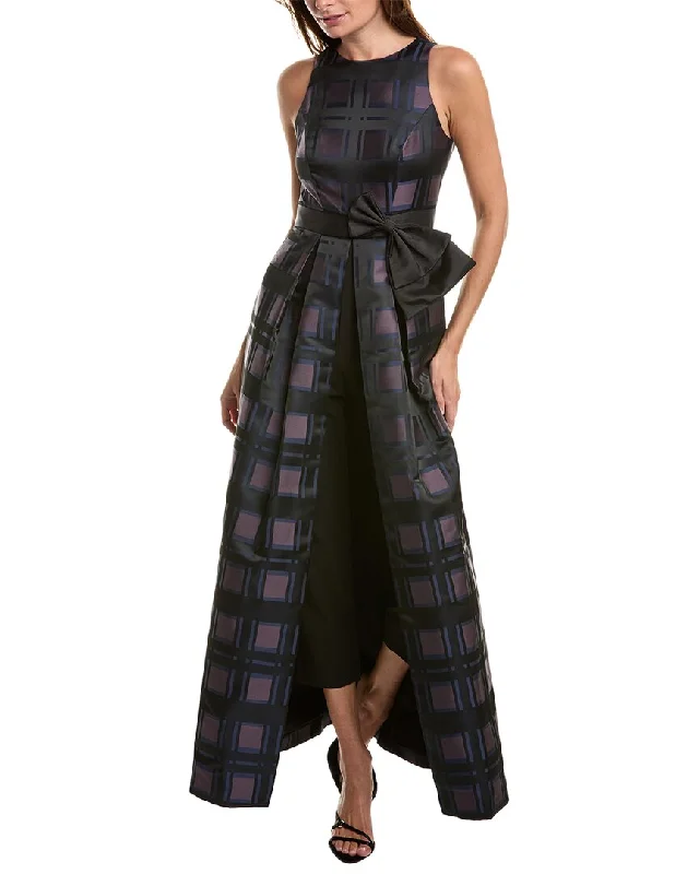 New In This Season Kay Unger Arabella Walk Thru Jumpsuit