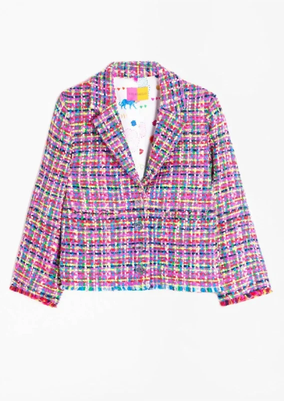 Style Upgrade Elvira Jacket In Madelaine Multicolor