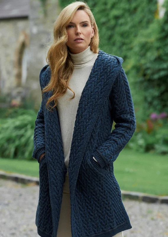 Hot Brand Discounts Shawl Hooded Aran Cardigan | Mallard