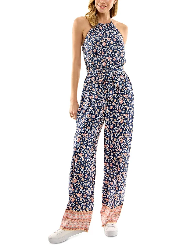 Cool Prices Womens Halter Wide Leg Jumpsuit