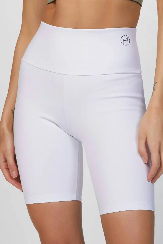 Bold Fashion The Bike Short In White