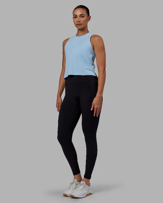 Athleisure Wear Deluxe PimaFLX Tank - Glacial Blue