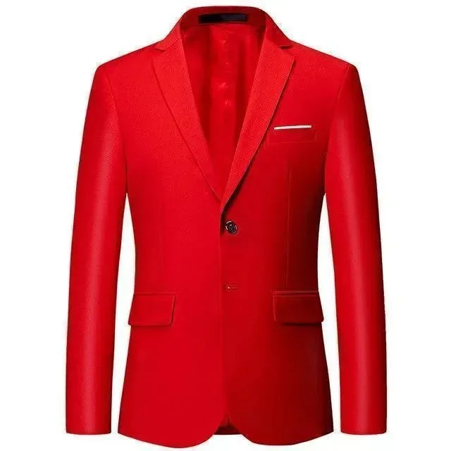 Seasonal Sale Men Blazer - 2-Button Formal Blazer