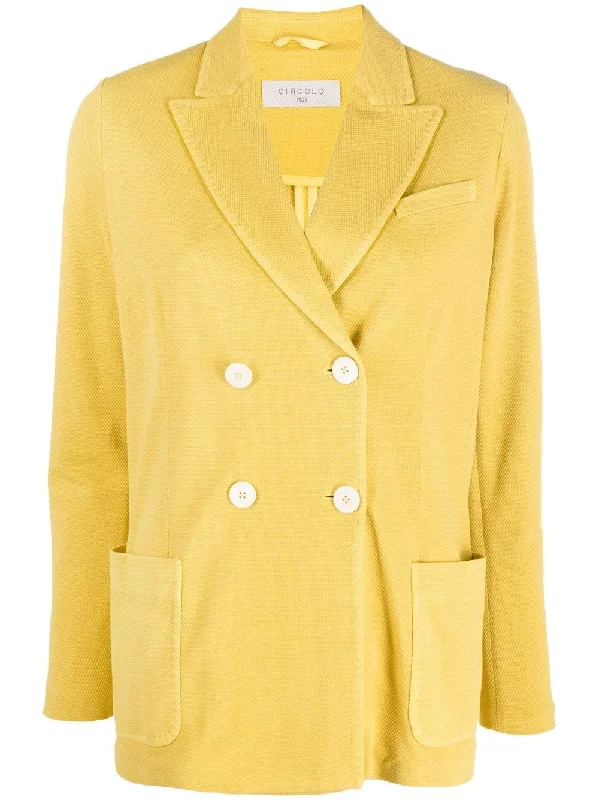 Designer Wear On Sale Circolo 1901 Women's Jackets yellow