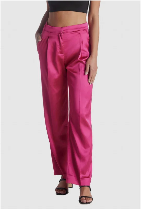 Fashion Forward Outfits Rowe Pant In Fuchsia