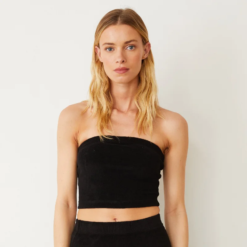 Bold Fashion Terry Cloth Tube Top