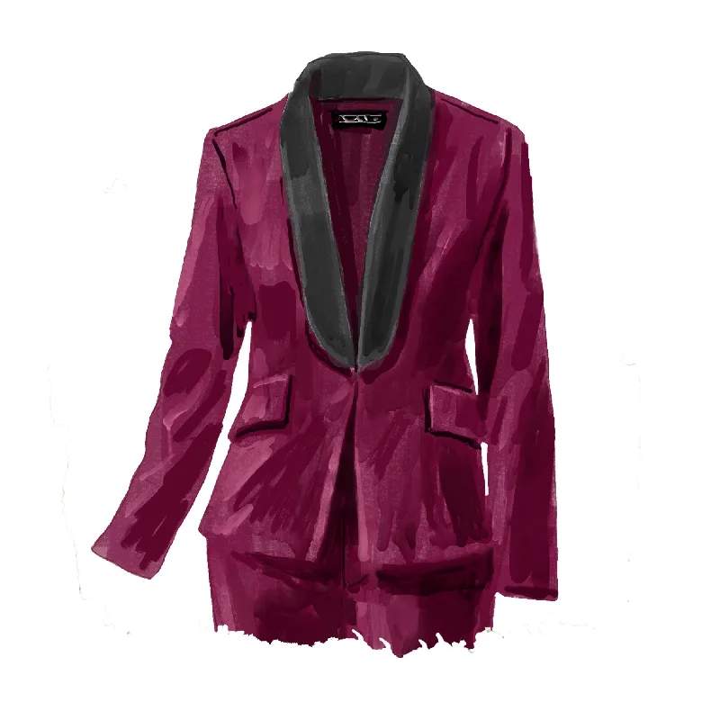 Crazy Discounts, Hurry Up Velvet Tuxedo Blazer