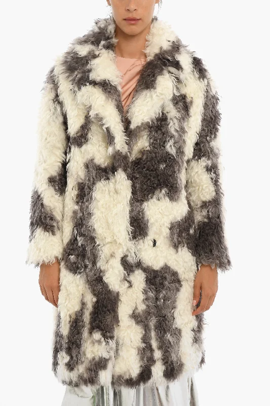 Style Your Wardrobe Becagli Since 1944 Hooded Faux-fur Coat