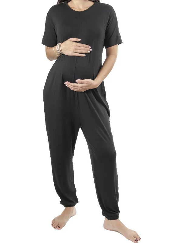 Unbeatable Prices The Jump'n Mama Womens Maternity Slouchy Jumpsuit