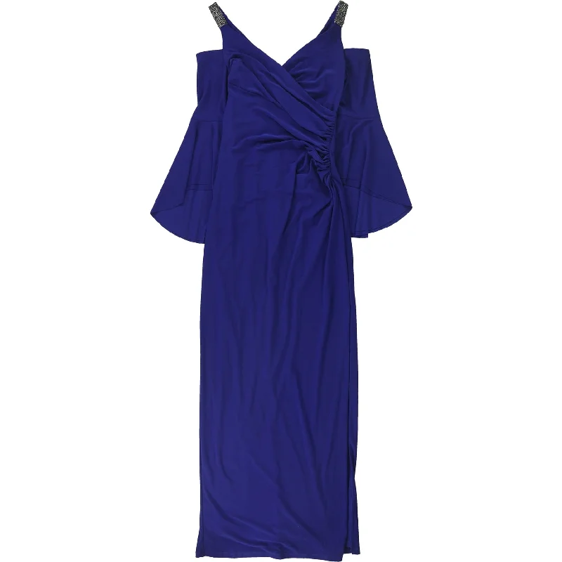 Buy More, Save More Ralph Lauren Womens Tiffin Gown Dress, Blue, 2