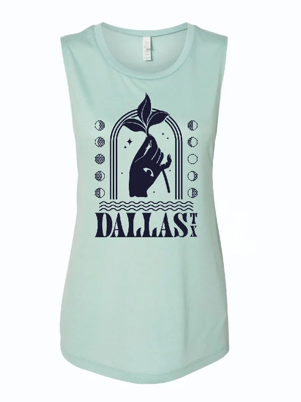 Sustainable Fashion Extravaganza Women's Mystic Dallas Muscle Tank