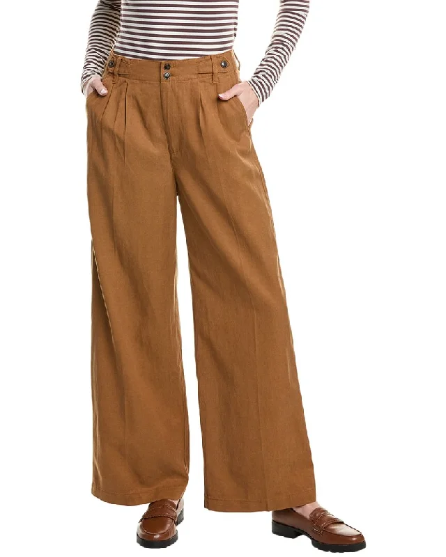 Sophisticated Style Madewell Harlow Linen-Blend Wide Leg Pant