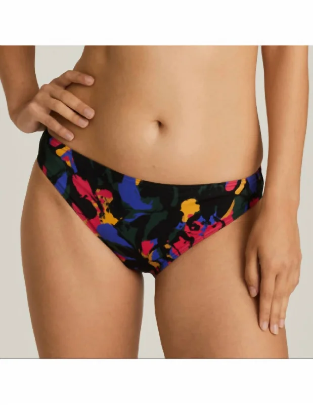 Fashion Forward Oasis Bikini Brief Rio In Black Cactus