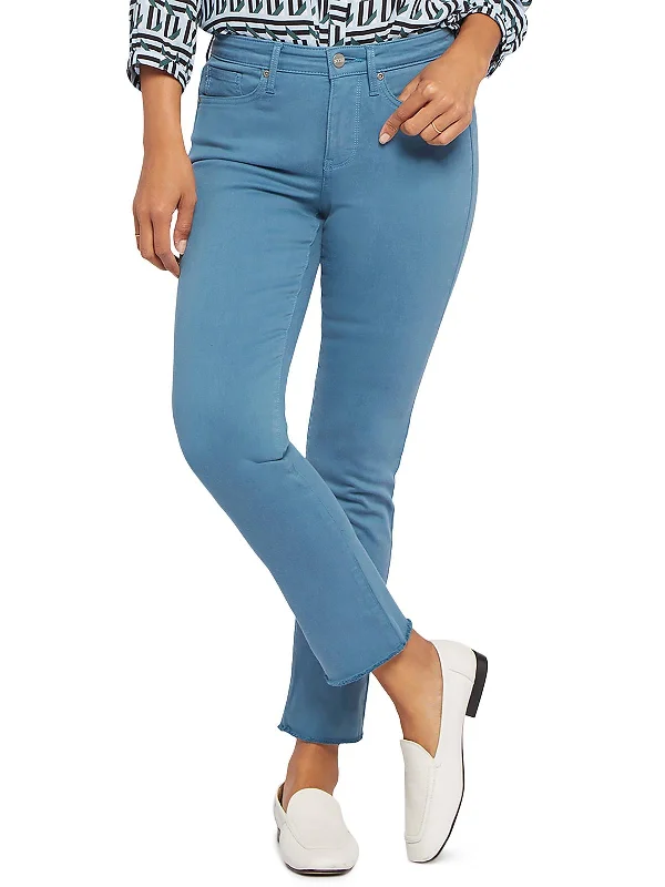 Wardrobe Update Sheri Womens High Rise Ankle Slim Jeans