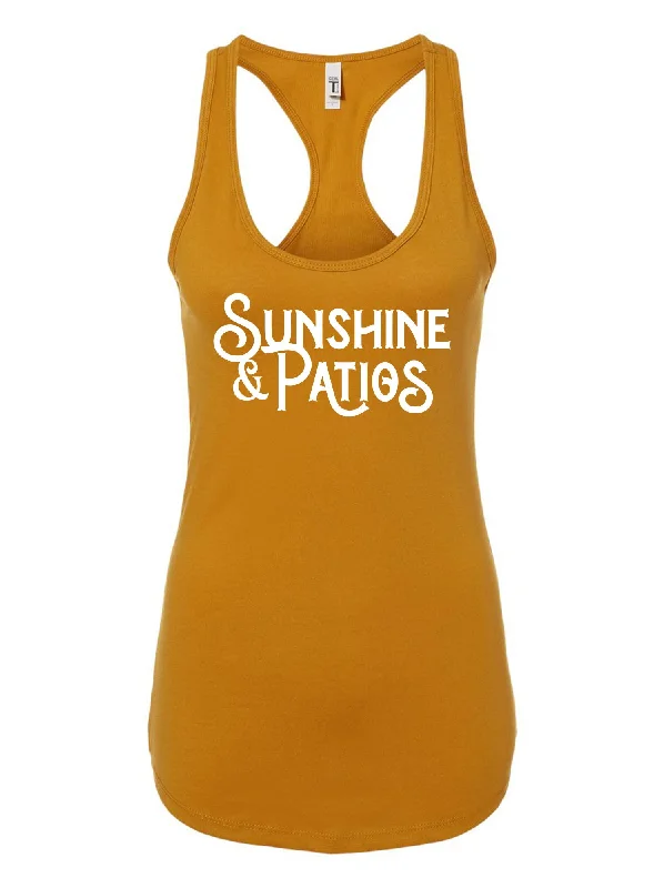 Don't Miss Out Women's Sunshine and Patios Racer Tank