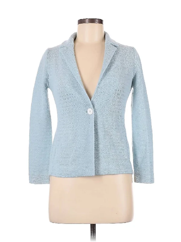 Fashion Forward Femme Princess Cardigan In Tranquil Blue