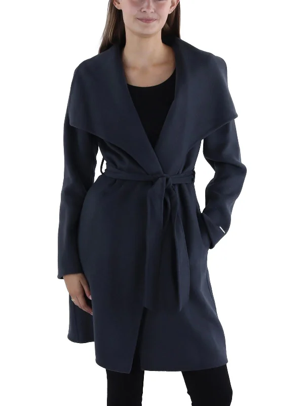 Premium Fabrics Ellie Womens Winter Wool Wrap Coat