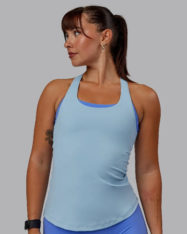 Everyday Glamour Lift Performance Tank - Glacial Blue