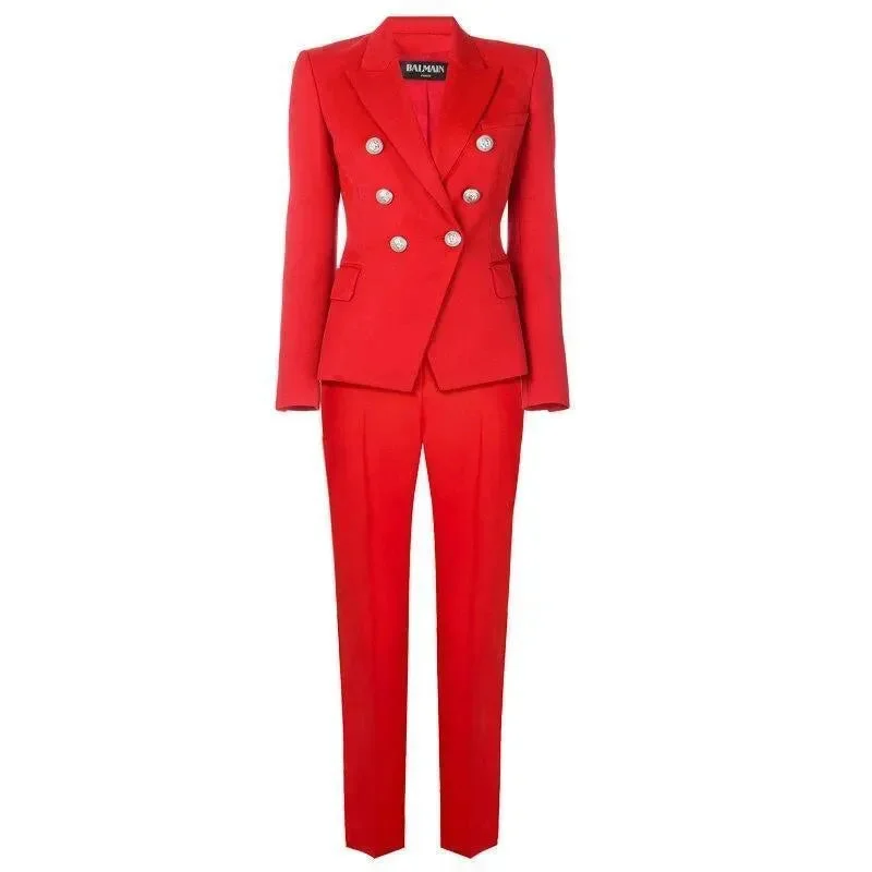 Chic Casual Style Pantsuit For Women - Business Style