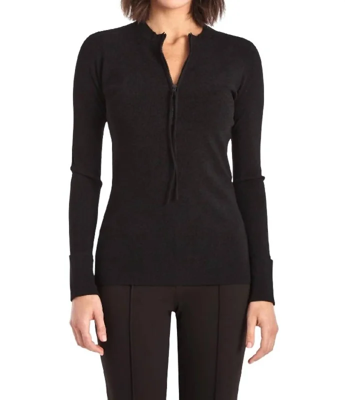 Redefining Women's Style Stiletto Sweater In Black