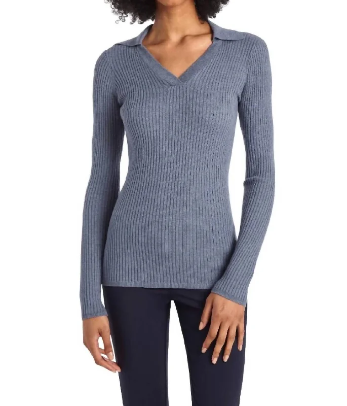 Trend Forward Threads Sierra Sweater In Waterfront